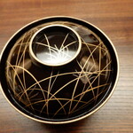 木山 - 香茸のすり流し，とこぶし，玉子豆腐