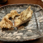 木山 - 赤カマスと天然舞茸の天ぷら