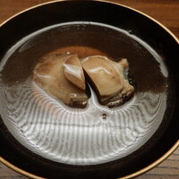 木山 - 香茸のすり流し，とこぶし，玉子豆腐