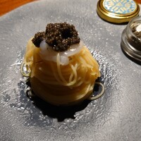TACUBO - 燻製キャビアの冷製パスタ