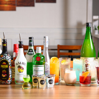 料理に合うカクテルが充実◎多彩なアルコールメニューをご用意