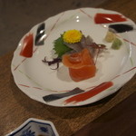 柳家 - さくらますと鮎のお造り