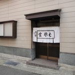 日精そば - 店の外に、メニュー看板等は出ていません