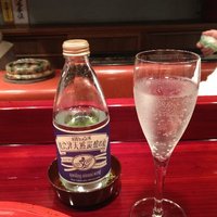 草喰 なかひがし - 尾炭酸のミネラルウォーター「心水」。2012.07.15