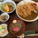 畑の中のレストラン キタノモシリ - 豚カツカレーセット　1,100円税込