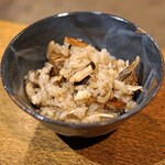 柳家 - 野生茸の炊き込みご飯