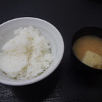味の店 一番 - ご飯＆味噌汁