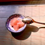 東京おっこい堂 - お口直しの紅玉のジャム。