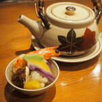 すし処 錦 - 松茸の土瓶蒸し