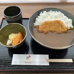 Rakki Shokudou - ランチ☆三元豚カツカレー[日替り小鉢付き]770円(税込)