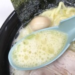 横浜家系ラーメン 浜乃家 - 塩ラーメン（普通・普通・普通）スープアップ