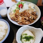 山田うどん - 生姜焼き定食