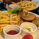 フットボール ダーツバー ブルー - フィッシュアンドチップス