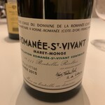 Restaurant La FinS - 2015 Domaine de la Romanee Conti Romanee-St.Vivant