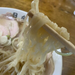 青竹手打ラーメン 日向屋 - 細めですが不揃いです♪