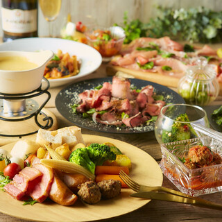 Girl S チーズ ローストビーフ チョコフォンデュ食べ放題 8品3000円 ソフトドリンク2h制飲み放題付 The Neworder Table 渋谷駅店 ニューオーダーテーブル 旧店名 シブヤガーデン ハナ 渋谷 イタリアン 食べログ