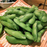 天ぷら処 こさか - 湯でたて！ 枝豆（２０１２年７月）