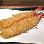 天ぷら処 こさか - 海老の天ぷら（２０１２年７月）