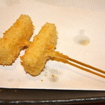 甲州串揚げ周山 - 3本目 餅