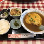 広東飯店 - 天津ラーメン780円に＋400円で定食に！