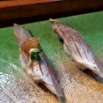 てっちゃん寿司 - カマスの炙り。