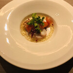 Ga-Denresutoran Shefuzu Terasu - ディナーコース 東北野菜と魚介のサラダ仕立て