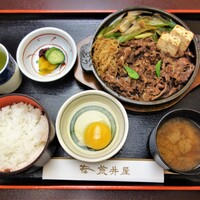 荒井屋 万國橋店 - 牛鍋定食1450円