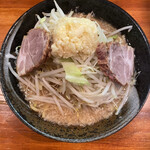 ラーメン梅 - ラーメン/750
ニンニク多め野菜ふつう脂多め