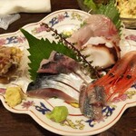 金町製麺 - 刺身盛