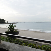 スケープス ザ スィート - 森戸大明神の鳥居が見える