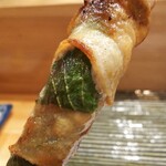 焼き鳥 ばかちん - 豚えび巻き