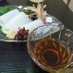 どんまい - 2012.7. \2,000コース　いかそうめん