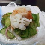 どんまい - 2012.7. \2,000コース　〆の酢の物（鱧湯引き）