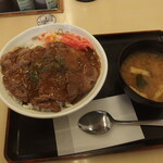 松屋 - 牛ステーキ丼（大）