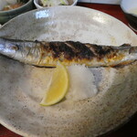 江戸家 - 脂ののった美味しいサンマでした