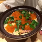 懐石 山よし - イクラと鮭の親子ご飯