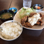 Koshikini Harukaze Genzaichi - 定食です