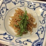 鳥田中 - この縮緬で十分飲めますが締めのご飯にもいただきたい逸品ですね