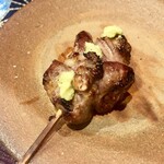 鳥田中 - ハツ元のサビ焼き旨過ぎだ！　作なんて飲んでる場合じゃない