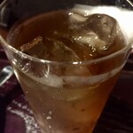 鳥田中 - 最後に麦茶をいただいて本日の鳥田中もフィニート