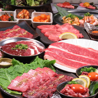 1分飲み放題付 The焼肉で食べ放題 飲み放題付き全85種食べ飲み放題 4980円 3980円 焼肉lab 梅田店 東梅田 焼肉 食べログ