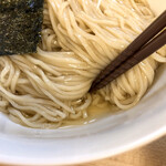 麺処 有彩 - 昆布水つけ麺の麺