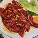 焼肉レストラン大門 - 肉量は160g