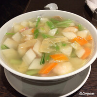 中国料理 豪華 - 海老そば(蝦仁湯麺)