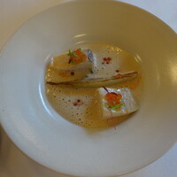シェ ケンタロウ - 魚料理…鰆・アンディーブ・シャルトリューズ