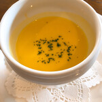 シェ・ホシノ - 本日のスープ、かぼちゃのポタージュ