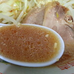 ラーメン二郎 - いい色合いでしょ！