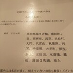 銘柄とんかつ 梟 - 東京中の名店を食べ歩いたさうです。千鳥町と久が原と西荻が入ってない。やり直し（嘘）   蔵前だけ どの店かわかんないや。銀座は ありすぎてわかんないや。