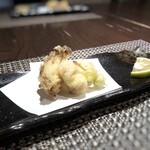 井と瀬 - ◆鱈の白子さま（北海道）、銀杏、しめじの天ぷら