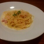 雪詩慕雲 - 海老と４種のチーズのクリームパスタ。